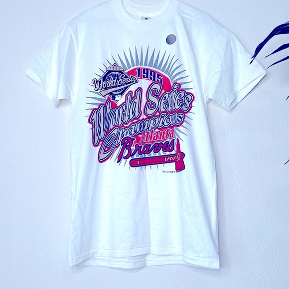 vintage Atlanta Braves World Series tee - Picture 2 of 12